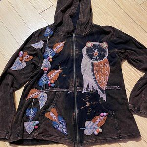 Vintage 90s boho hoodie